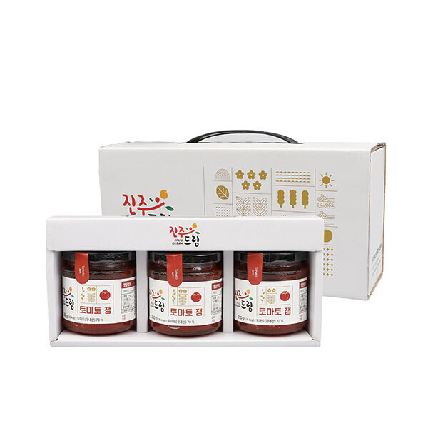 진주드림 쇼핑몰,[단디농장] 국산 토마토잼 선물세트(250g*3개입)